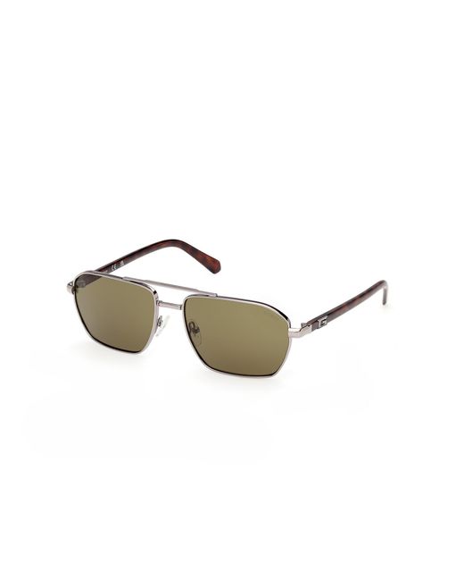 Guess Black Gu00301 08N Sunglasses Metal Squared Normal for men