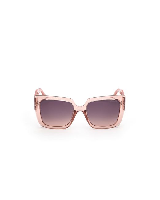 Guess Black Gu00200 72F Sunglasses Injected Squared Normal