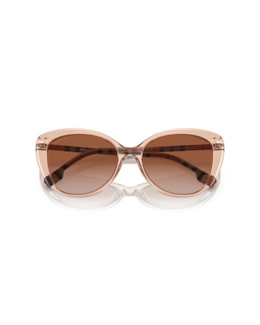 Burberry Black Be4407 408813 Sunglasses Acetate Cat Eye Normal Shaded