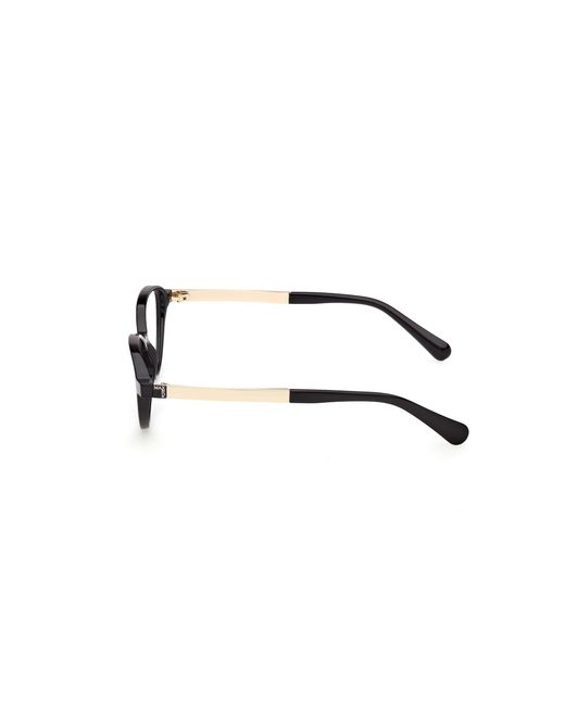 MAX&Co. Black Mo5219 001 Optical Frames Injected Round Normal