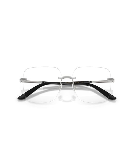 Dolce & Gabbana Black Dg1360 05 Optical Frames Metal Squared Normal