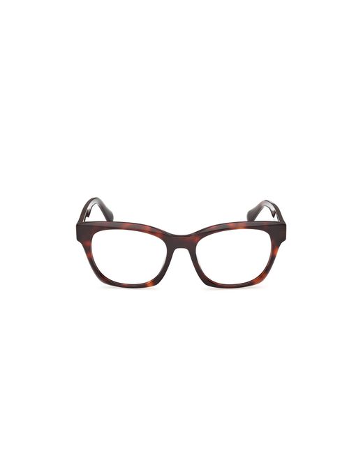 MAX&Co. Black Mo5215 052 Optical Frames Acetate Squared Normal