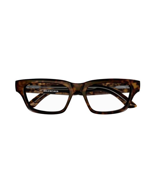 Balenciaga Black Bb0344O 002 Optical Frames Acetate Transparent Squared