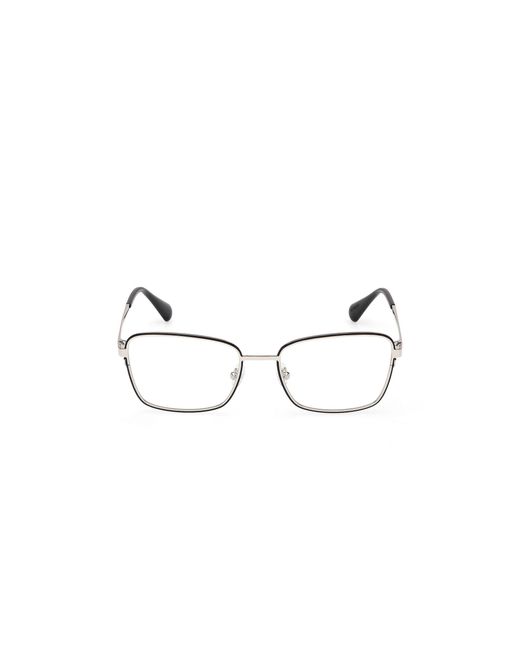 MAX&Co. Black Mo5197 016 Optical Frames Metal Squared Normal