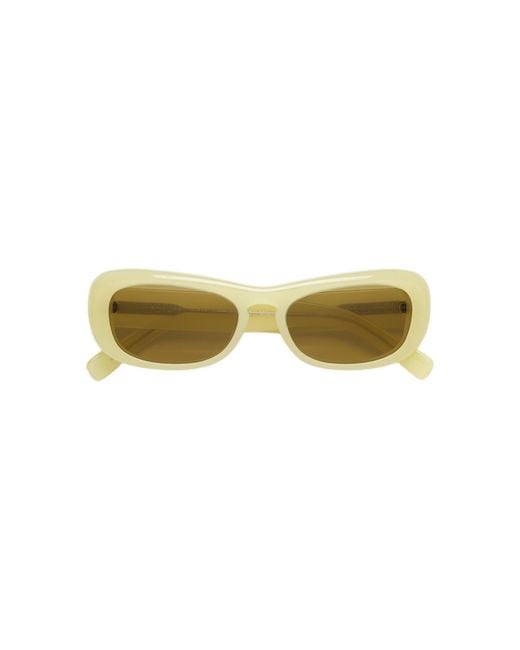 Retrosuperfuture Yellow 6Dm Sugo Canarino Sunglasses Acetate Squared Normal
