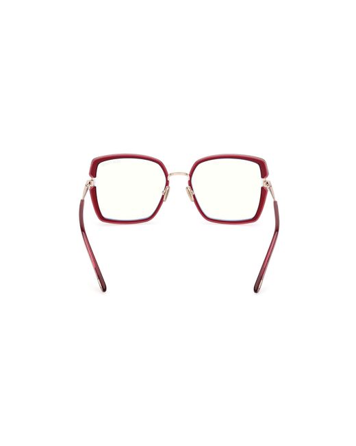 Tom Ford Black Ft5985-B 075 Optical Frames Injected Squared Normal