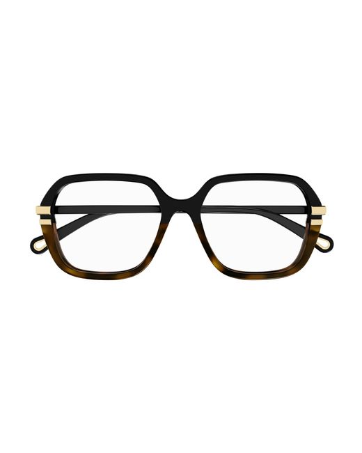 Chloé Black Ch0205O 003 Optical Frames Acetate Squared