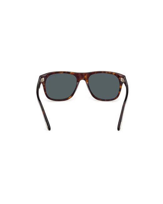 Tom Ford Black Ft1284 Marlon-02 52N Sunglasses Acetate Squared Normal for men