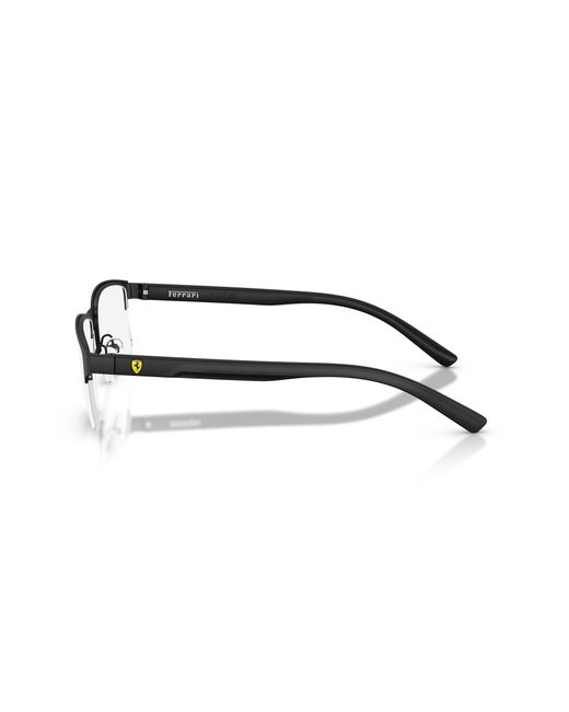 FERRARI SCUDERIA Black Fz7015 101 Optical Frames Metal Pillow Normal for men