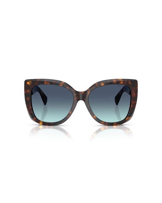 Tiffany & Co Black Tf4229 80159S Sunglasses Acetate Squared Normal Shaded