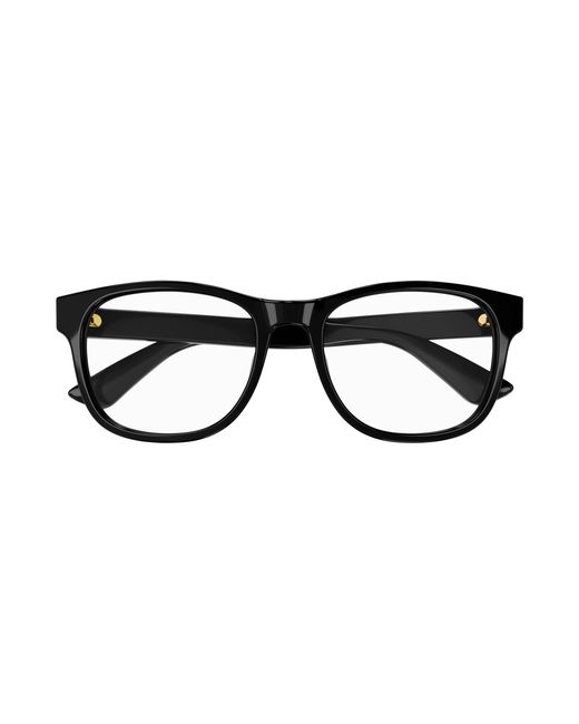 Gucci Black Gg1344O 001 Optical Frames Plastic Squared for men