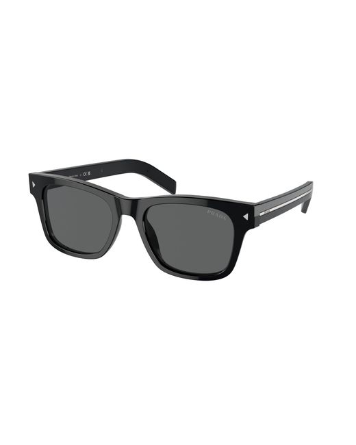 Prada Black Pr A17S 16K731 Sunglasses Acetate Squared Normal for men