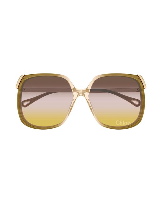 Chloé Black Ch0286S 008 Sunglasses Acetate Squared