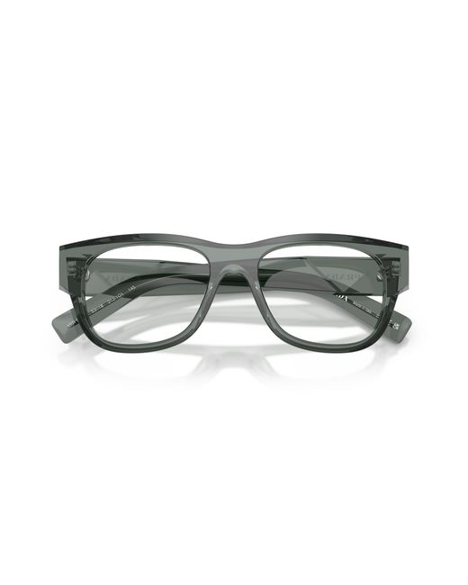 Prada Black Pr D08Vu 21J1O1 Optical Frames Acetate Transparent Squared Normal for men