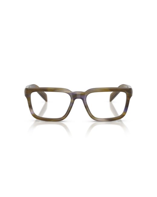 Prada Black Pr D04V 23G1O1 Optical Frames Acetate Transparent Pillow Normal