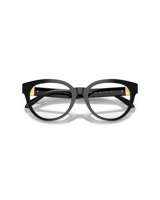 Versace Black Ve3384 Gb1 Optical Frames Acetate Round Normal
