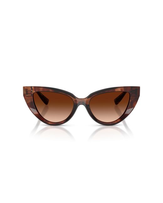 Dolce & Gabbana Black Dg4497 322274 Sunglasses Acetate Cat Eye Normal Shaded