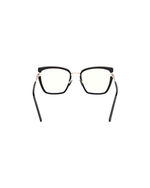 Tom Ford Black Ft5984-B 001 Optical Frames Injected Butterfly Normal
