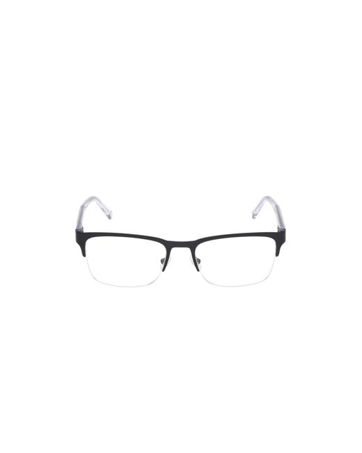 Timberland Black Tb50083 002 Optical Frames Metal Squared Normal for men