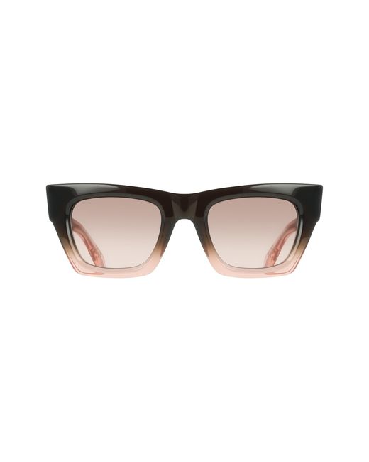 Ferragamo Black Sf2105S 234 Sunglasses Acetate Cat Eye Normal