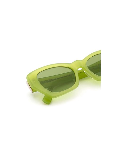 Retrosuperfuture Green 8Wu Amata Estate Menta Sunglasses Acetate Squared