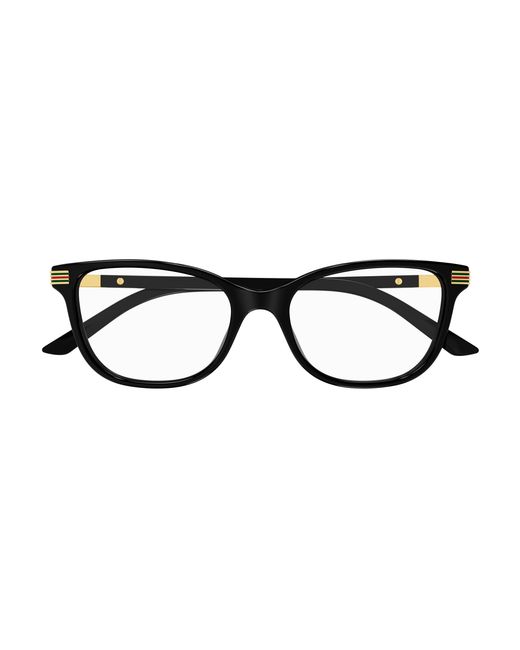 Gucci Black Gg1451O 004 Optical Frames Acetate Transparent Cat Eye