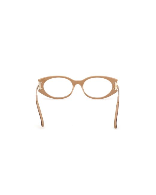 Max Mara Black Mm5225 046 Optical Frames Acetate Round Normal