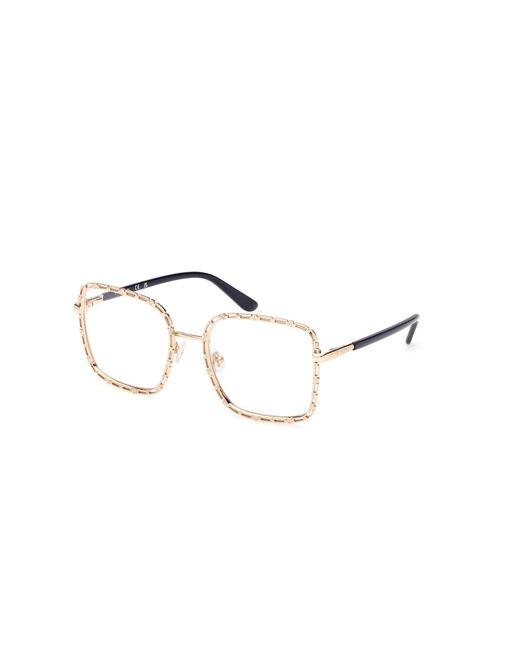 Guess Black Gu50364 032 Optical Frames Metal Squared Normal