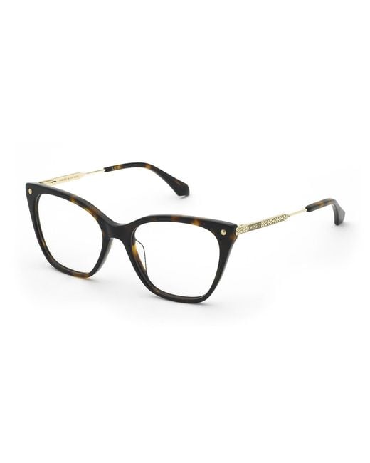 Twinset Black Vtw127 04Bl Optical Frames Acetate Squared