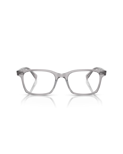 Oliver Peoples Black Ov5446U Nisen 1132 Optical Frames Acetate Transparent Squared Normal for men