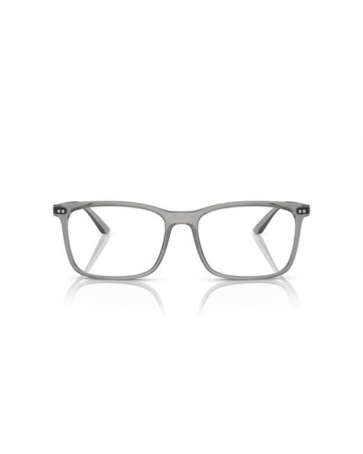 Giorgio Armani Black Ar7122 5948 Optical Frames Nylon Transparent Squared Normal for men