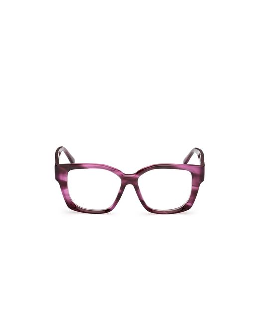 Max Mara Black Mm5184 083 Optical Frames Acetate Geometric Normal
