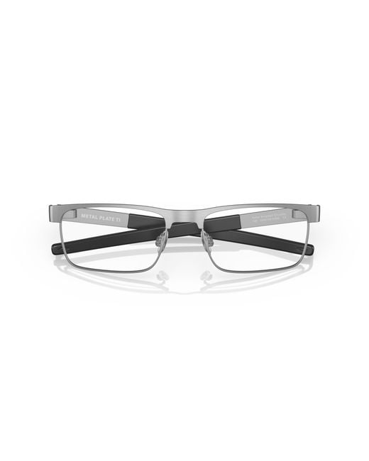Oakley Black Ox5153 Metal Plate Ti 515303 Optical Frames Titanium Transparent Squared Normal for men