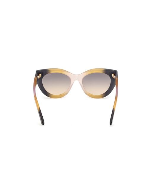 Emilio Pucci Black Ep0257 05B Sunglasses Smoke Geometric Normal