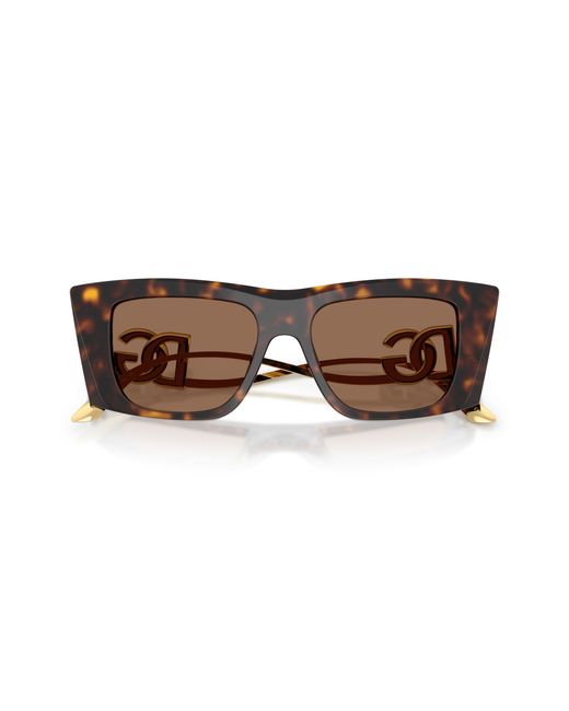 Dolce & Gabbana Black Dg4510 502/73 Sunglasses Acetate Cat Eye Normal