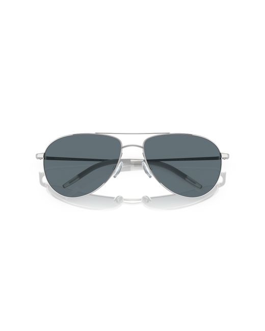Oliver Peoples Black Ov1002S Benedict 50363R Sunglasses Metal Pilot Polarized for men