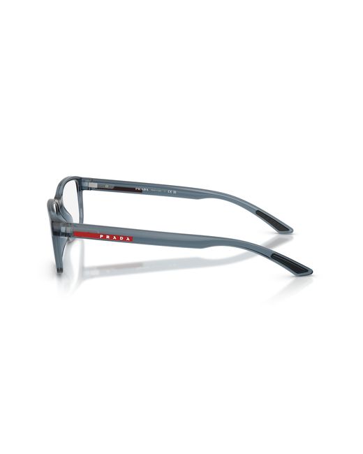 Prada Linea Rossa Black Ps 06Rv Czh1O1 Optical Frames Injected Transparent Pillow Normal for men