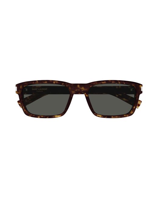 Saint Laurent Black Sl 662 004 Sunglasses Acetate Squared for men