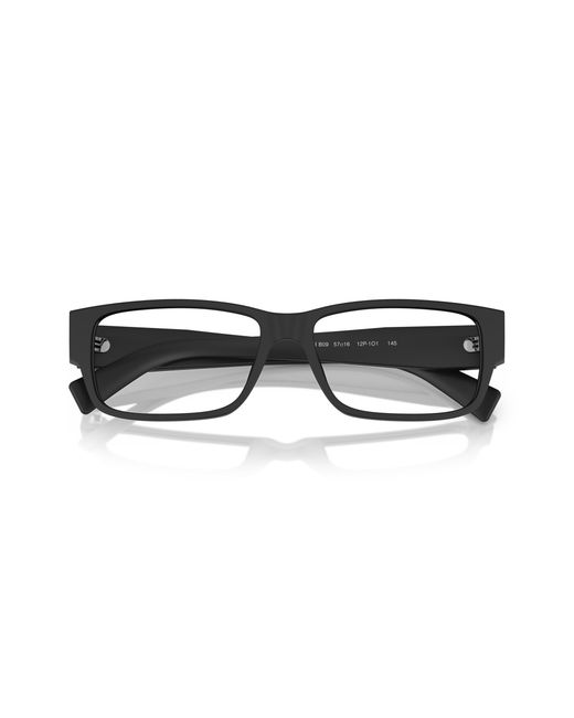 Prada Black Pr B09V 16K1O1 Optical Frames Acetate Squared Normal for men