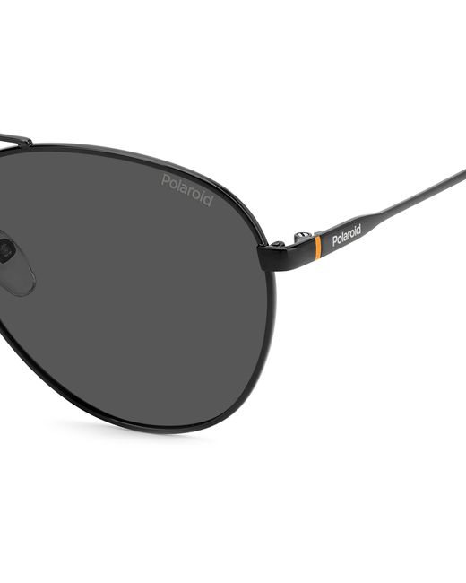Polaroid Black Pld 4142/G/S/X 807/M9 Sunglasses Metal Pilot Polarized