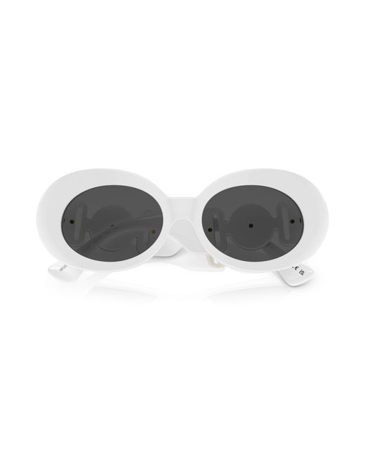 Versace Black Ve4426Bu 314/87 Sunglasses Acetate Round Normal