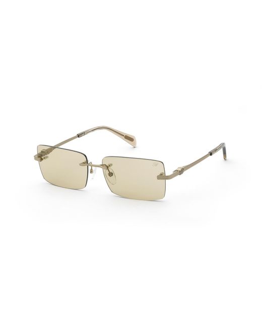 Blumarine Black Sbm237 08Fe Sunglasses Metal Squared Normal