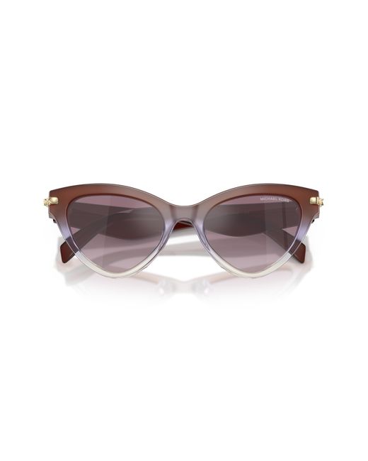 Michael Kors Black Mk2259U Roanoke 40366X Sunglasses Acetate Cat Eye Normal Shaded
