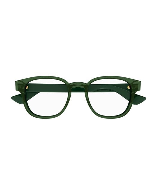 Gucci Black Gg0927O 005 Optical Frames Transparent Squared for men