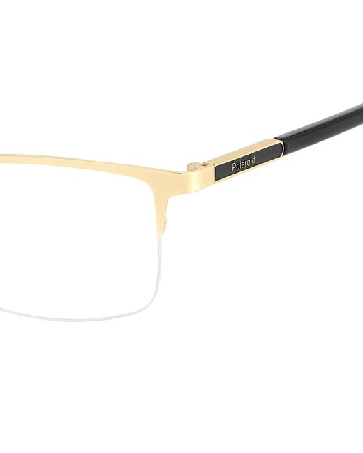 Polaroid Black Pld D599 Aoz Optical Frames Metal Squared Normal for men