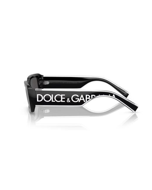 Dolce & Gabbana Black Dg6187 501/87 Sunglasses Injected Squared Normal