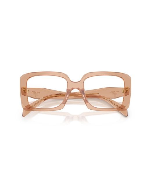 Prada Black Pr C09V 20H1O1 Optical Frames Acetate Pillow Normal
