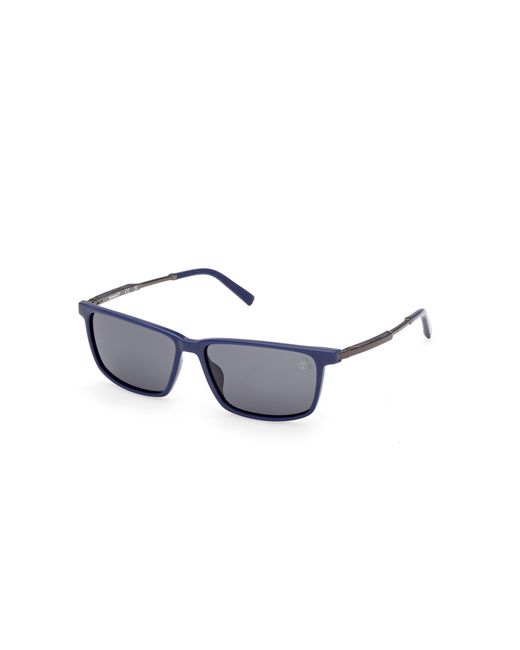 Timberland Black Tb00071 90D Sunglasses Injected Squared Polarized for men