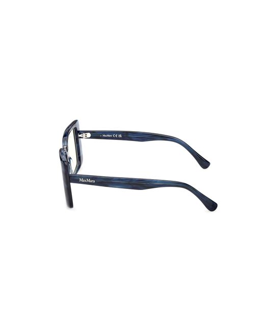 Max Mara Black Mm5231-B 092 Optical Frames Acetate Squared Normal