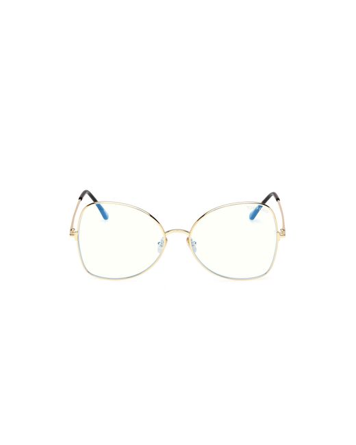 Tom Ford Black Ft6049-B 028 Optical Frames Metal Butterfly Normal